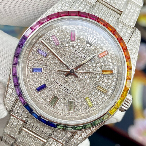 [Second-hand 95 new] Rolex oyster perpetual series 116000 Babylonia Babylonia rear drill automatic mechanical watch diameter 36 men's watch second-hand clock